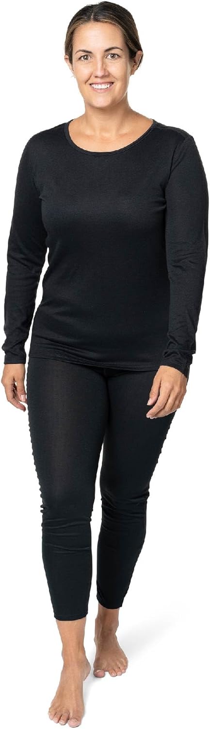Hot Chillys Women's Pepper Skins Crewneck Midweight Relaxed Fit Base Layer - Image 4