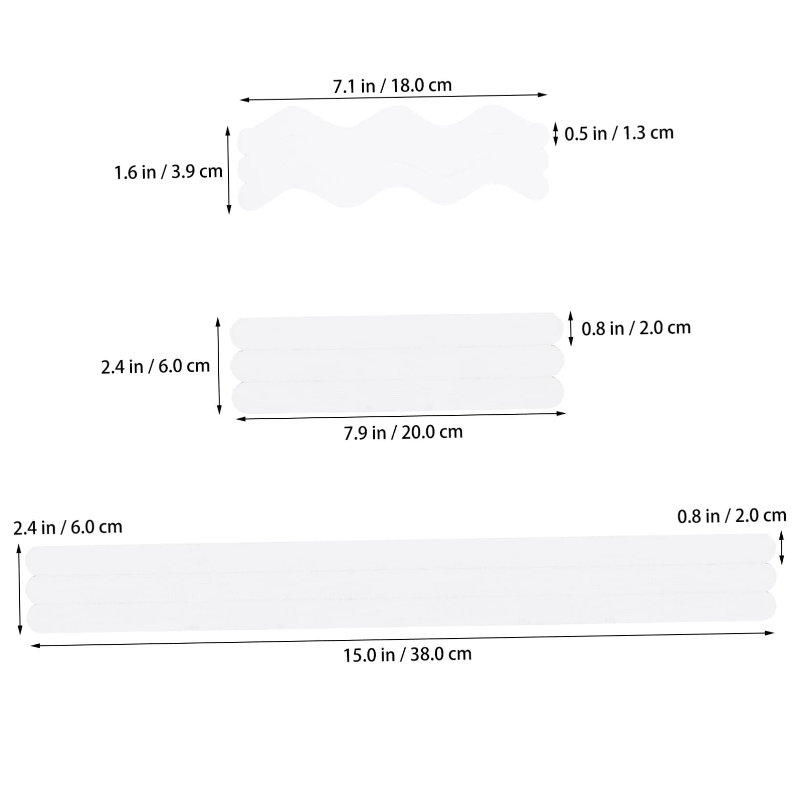 BESTonZON 144pezzi Adesivi Antiscivolo per e Scale Impermeabili per Facili Applicare e Resistenti Antiscivolo Colore Frosted