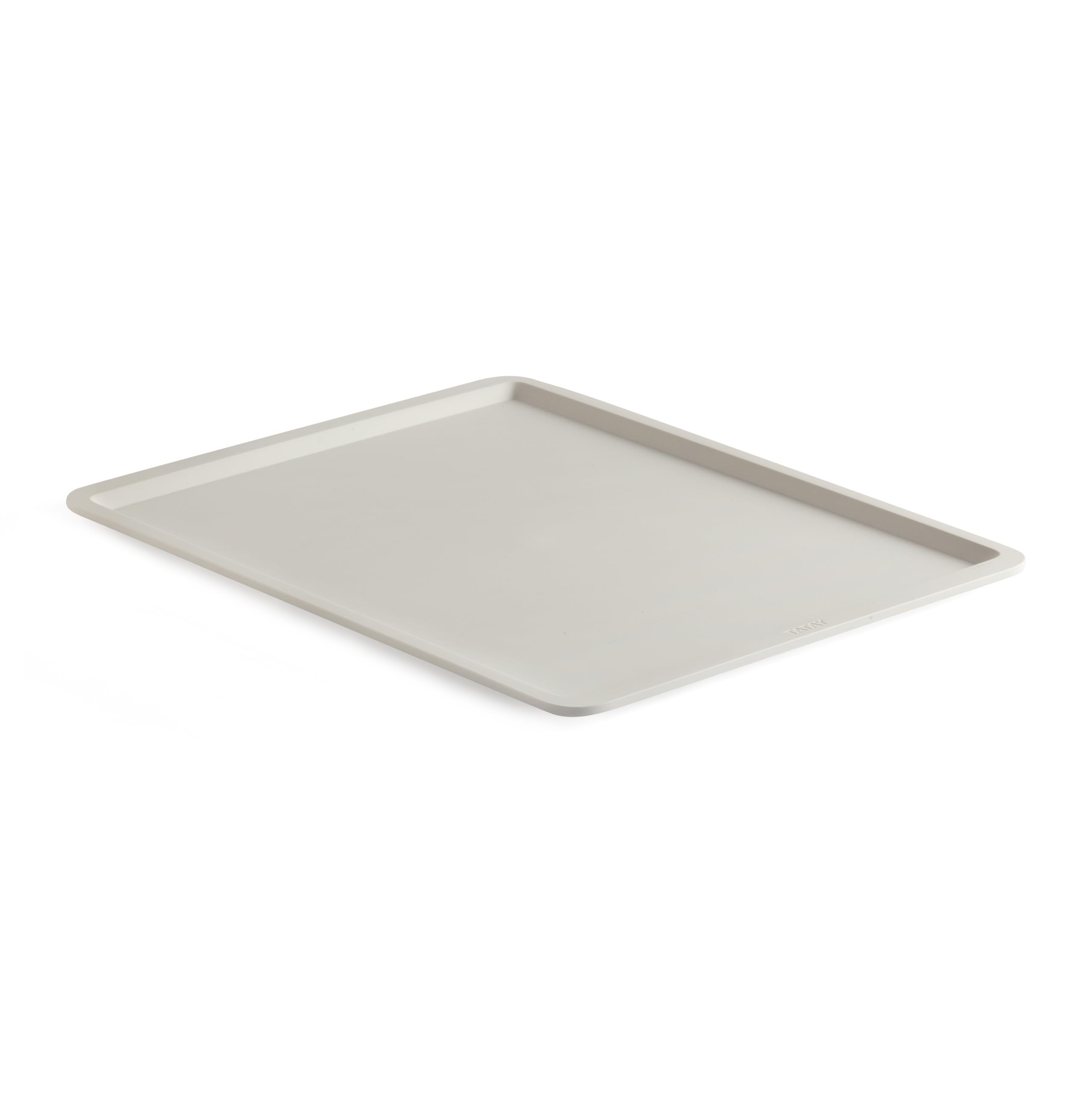 TATAY Plastic Storage Basket Lid Bohol, White, 12 L - 20 L