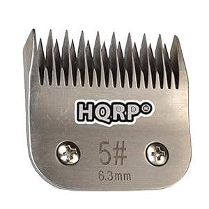 HQRP 3pcs Kit: Clipper Blades – Sizes 5 / 7F /10 – for Dog Grooming Clipping Trimming – Scottish/Airedale & Welsh Terrier, Miniature Schnauzer, Bedlington Terrier, etc