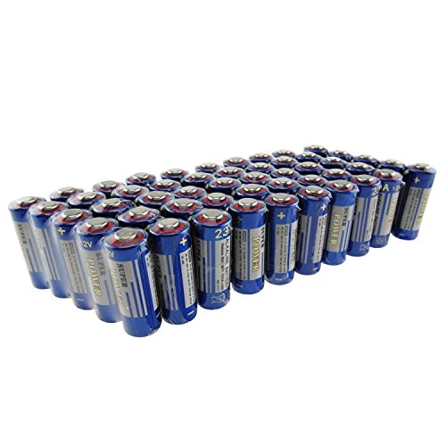 SuperPower A23 23A 8LR23 Baterías Alcalinas Pack 50 miniatura 2