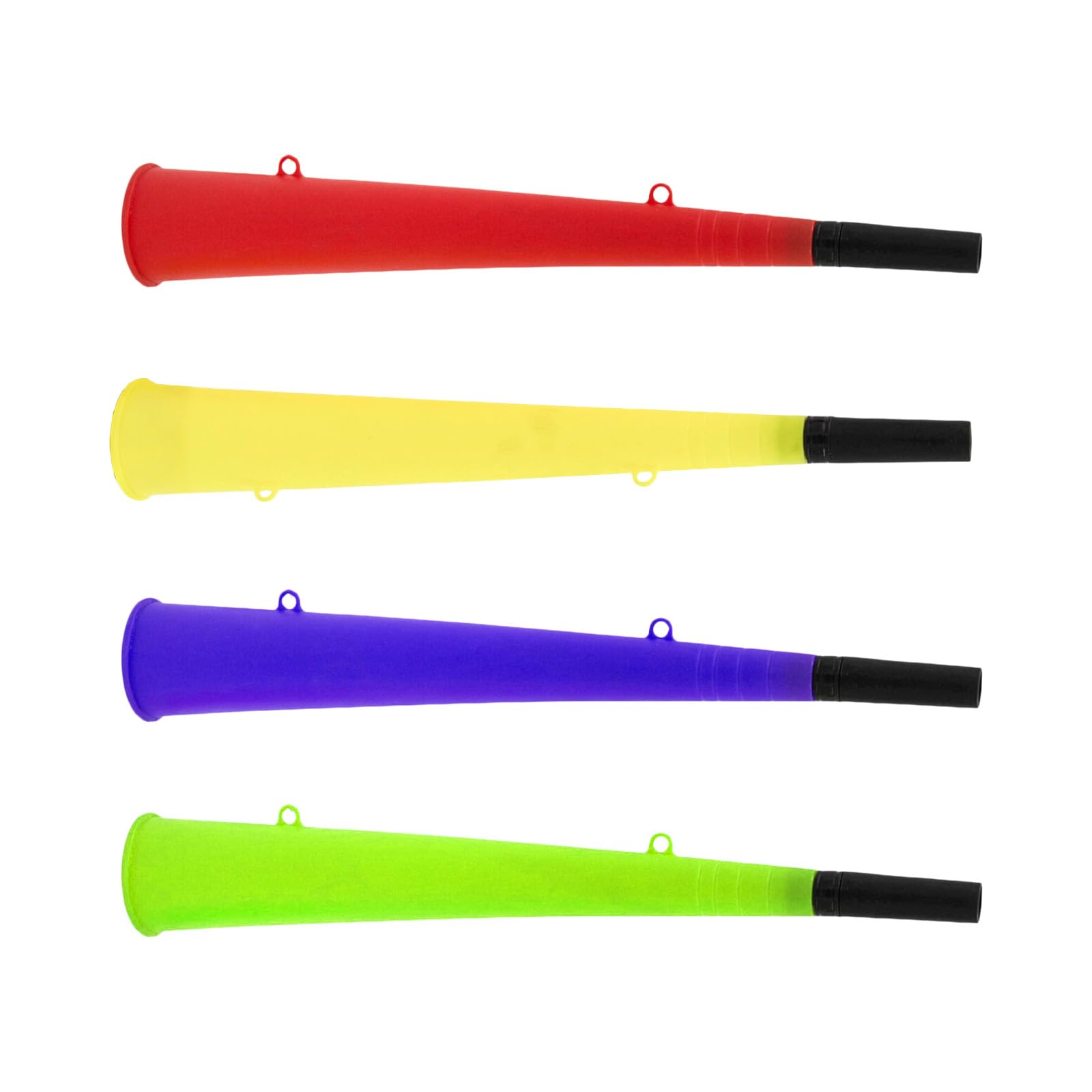 Nucelit 4 Piece Random Colored Celebration Trumpets Vuvuzelas Cheering Horn Great for Game and Festival Occasion Fan Celebration Trumpet