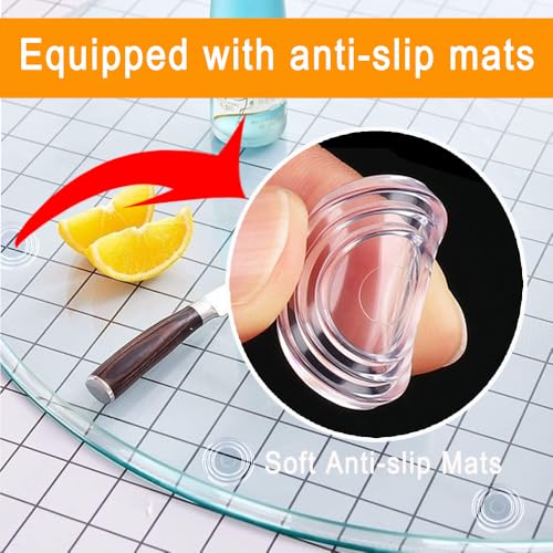 sufb 42\" Round Glass Table Top,Glass Dining Table Top,3/8\" Thick Round Table Top, Patio Table Replacement Tempering Glass
