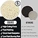 phepetroll 3 PCS Wool Buffing Polishing Pads 7 Inch, Natural Wool Cutting Pads with Hook and Loop Backing Compound & Polishing for Automotive Car Boats Glass Furniture Repair