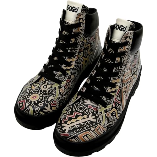 Best Lace Up Vegan Boots: Top Picks for Style & Comfort 13 DOGO Ankle Boots for Women - Vegan Leather and Handmade Women Booties and Ankle Boots, Good Fortune - Black Design