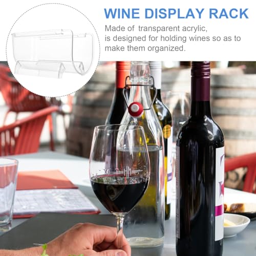 Estante organizador para botellas de vino 2 piezas miniatura 3