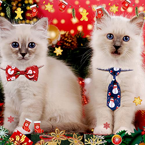 Collier de Noël pour chien réglable et confortable avec cravates assorties