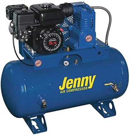 30 Gallon 5 HP Gas Single Stage Service Vehicle Stationary Air Compressor Air Line Filter - Metal Bowl - 3/8 NPT: No, Lubricator - Bowl Type - 3/8 NPT: No, Electric Start: No