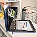 Five Star Zipper Binder, 2 Inch 3-Ring Binder with Round Rings, 5-Tab Expanding File, 380 Sheet Capacity, Cobalt Blue (72534)