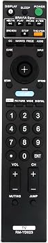 New RM-YD023 Replace Remote fit for Sony Bravia TV KDL-32VL140 KDL-32XBR6