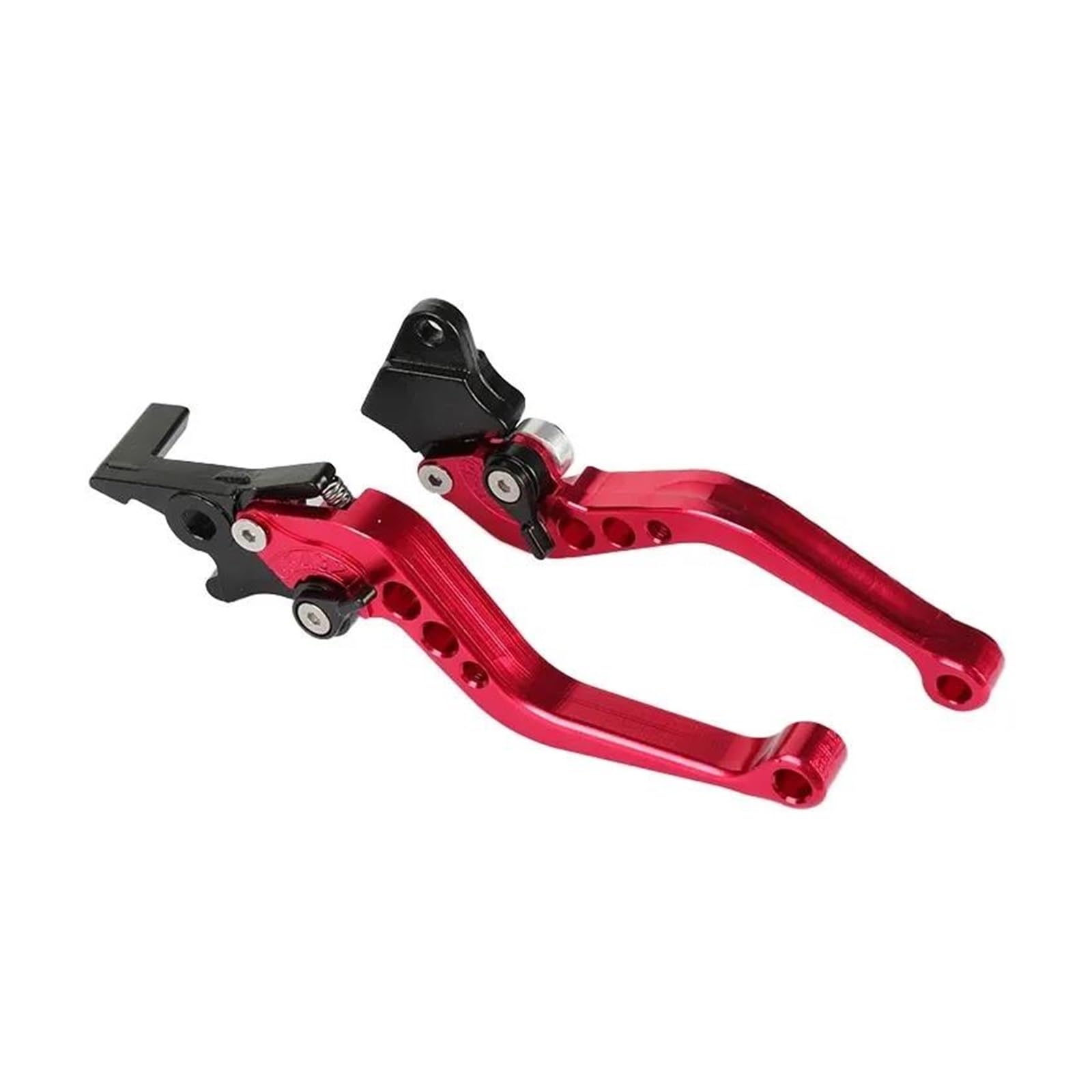 SUPER DAFI Brake Clutch Levers Universal 22mm 7/8" CNC Motorcycle Accessories Clutch Brake Handle Lever Leverage Clutch Brake Lever(Red A)