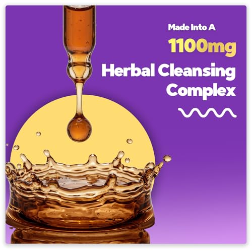 Image of 20-in-1 Black Walnut Parasite Cleanse for Humans | Wormwood, Pumpkin Seed & Oregano | Digestive & Intestinal Health Support | Immune System Booster | Gentle Internal Cleanse & Detox | Lemon Flavor