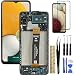 HQB-STAR Galaxy A13 5G LCD Display Touch Digitizer Screen Assembly Replacement with Housing Frame Kit for Samsung Galaxy A13 5G SM-A136U SM-A136B(with Housing Frame)