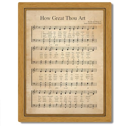 How Great Thou Art Hymn Wall Art