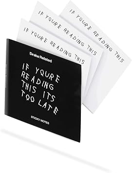 Official If Youre Reading This Its Too Late Sticky Note Set
