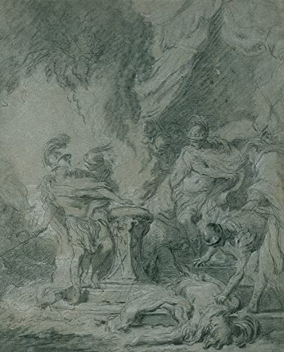 Pintura Mucius Scaevola François Boucher póster para personalizar paredes vacías de oficina