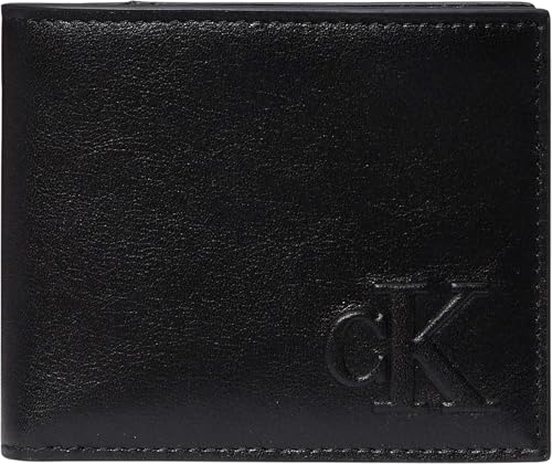 Calvin Klein Jeans Sculpted Impression Billfold LV04G1071G Portafogli da uomo, nero (nero), taglia unica, Nero (Nero), Taglia unica