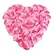 Silk Rose Petals Flower Red for Wedding Proposal Decorations 2000PCS by NewStarFire (Pink)