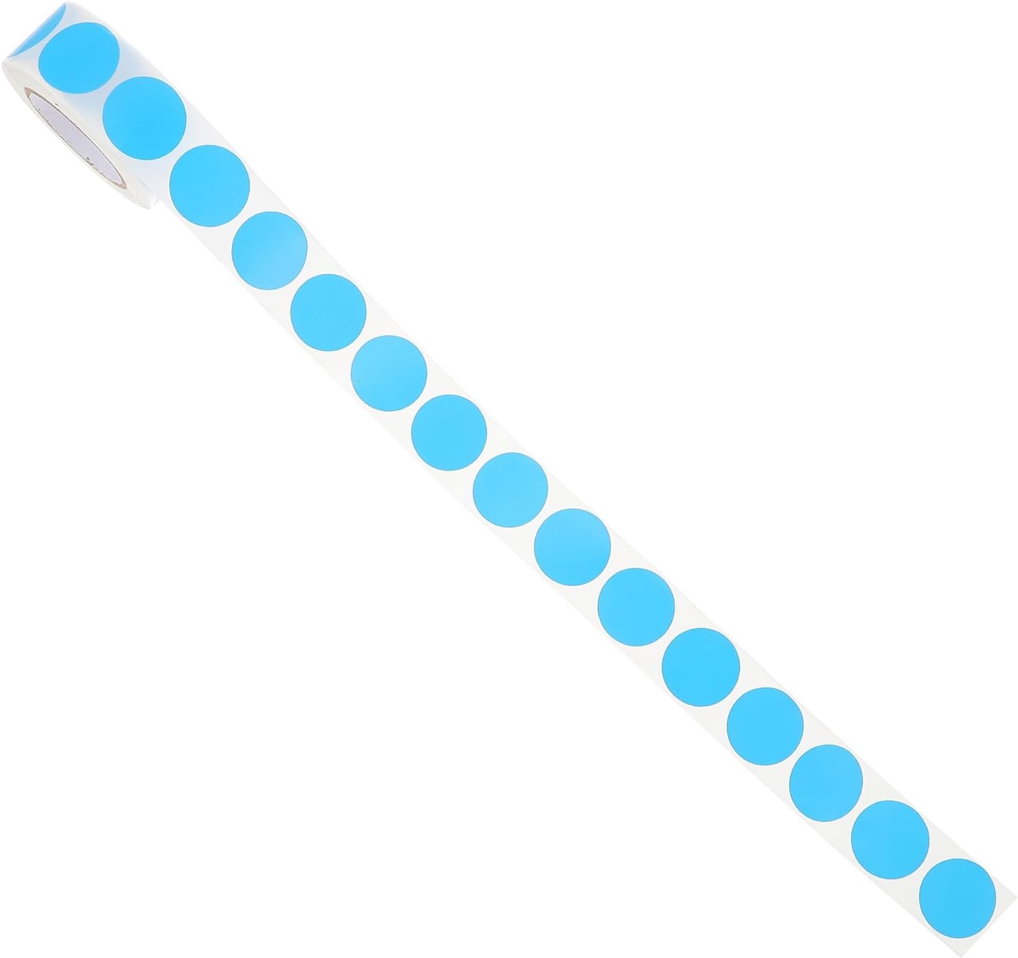 Blue Circle Label Stickers for Inspection and School Projects