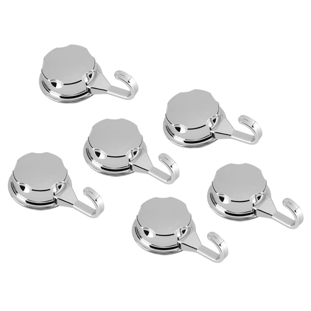 Aspirateur ventouse crochet pour serviette et robe de chambre argent - Fixation murale ABS sans trou
