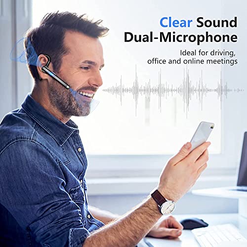 Audífono Bluetooth Inalámbrico Single V5.3 con Micrófono miniatura 5