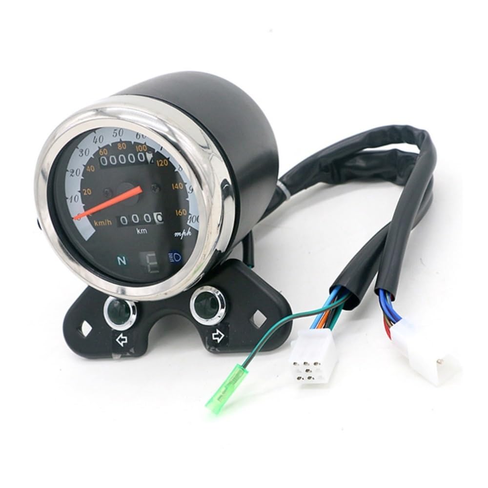 Universal 12V Motorcycle LCD Digital Measurement Speedometer Oil Gauge Custom