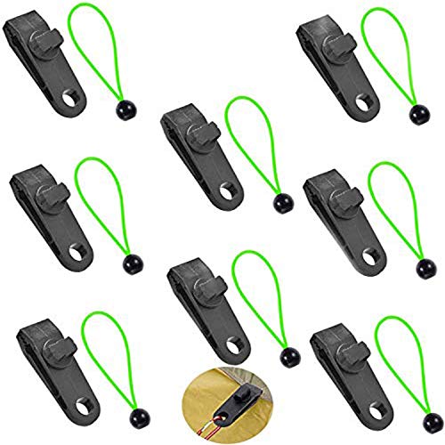 16 PCS Tarp Canvas Clips Heavy Duty Lock Grip Thumb Screw Tent Clamp Clips for Tarps, Awnings, Outdoor Camping, Caravan Canopies, Car Covers, Swimming Pool Covers