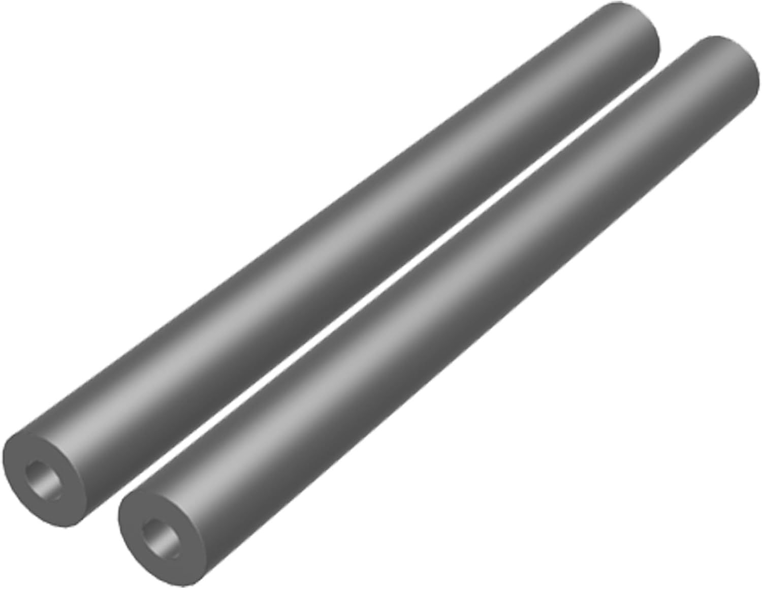 3/4" OD x 5/16" ID x 8" Long Steel Tube/Spacer (2 Pack) Metal Spacers Online Seamless Round Tubes/Spacers – Industrial Metal Tubing for DIY, Cutting, Welding, & Repairs Fits Screws/Bolts 5/16” or M8