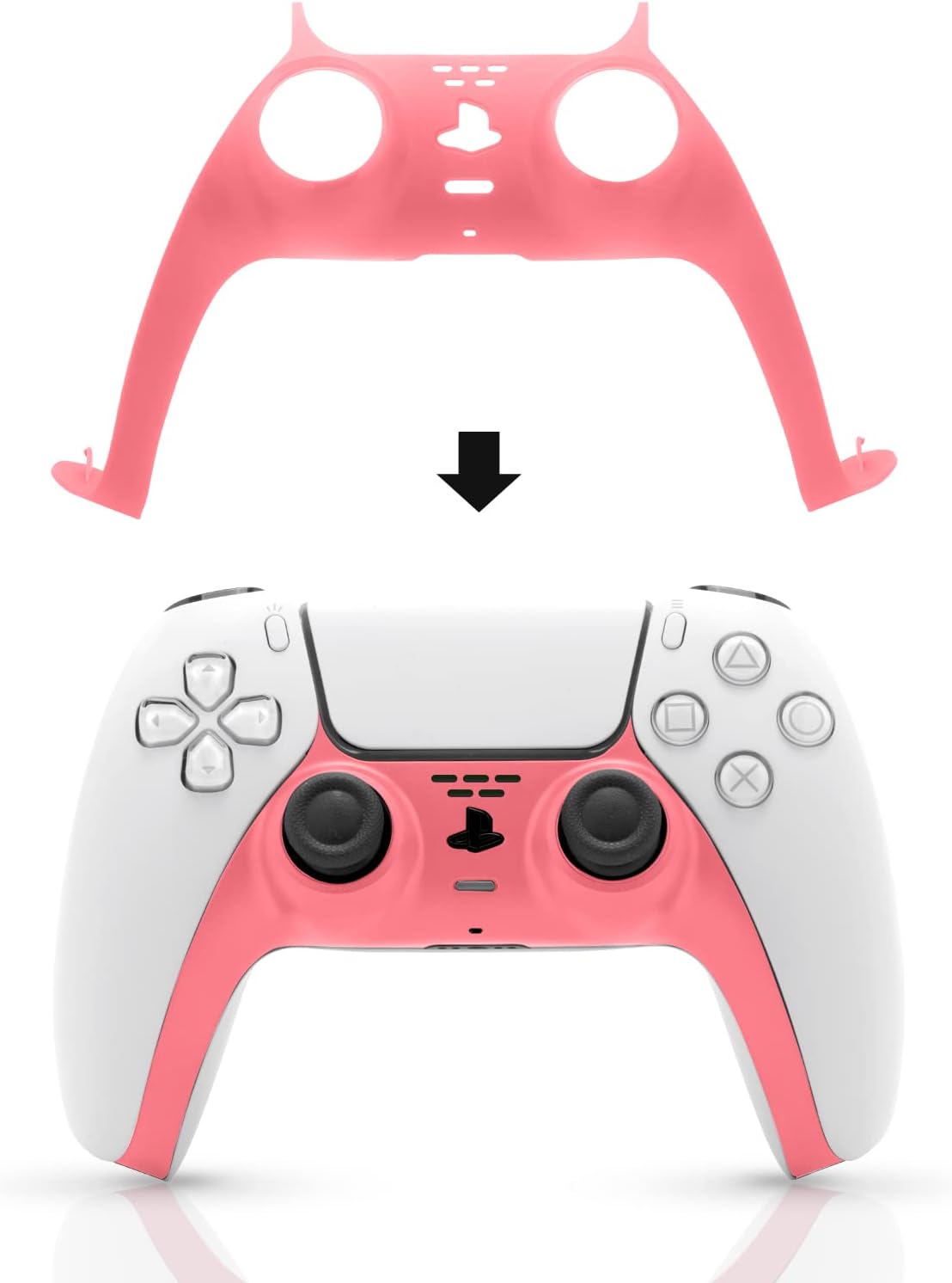 PS5 Controller Plate, Playstation 5 Controller Faceplate, PS5 Controller Cover Coral