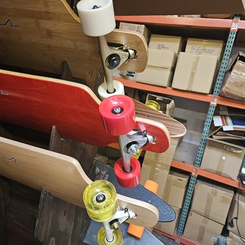 Generic Rodas em branco para skate longboard macio gel de 70 mm (amarelo claro)