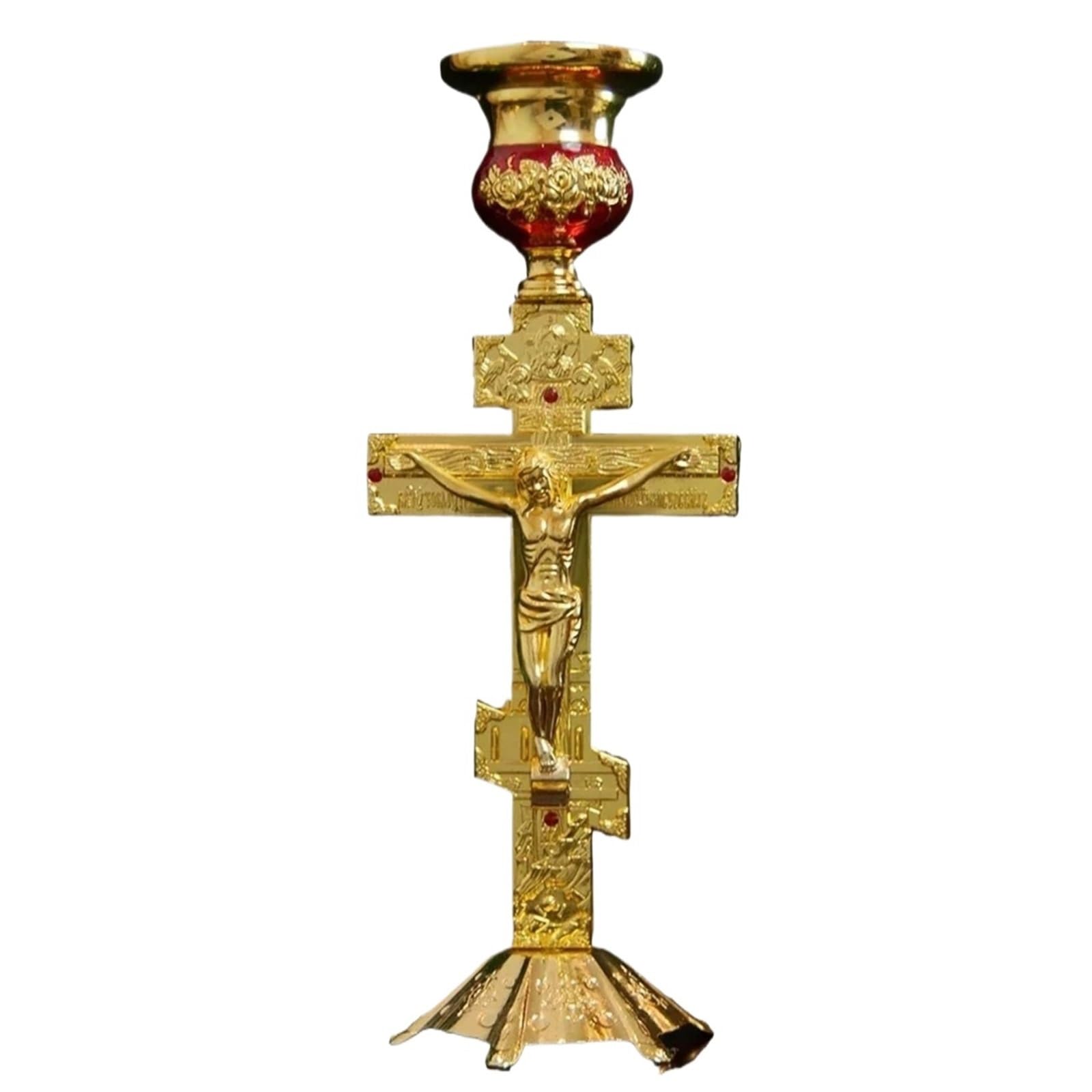 Metal Candle Holder Exquisite Single-Head Carved Candle Holder for A Candlelight Dinner