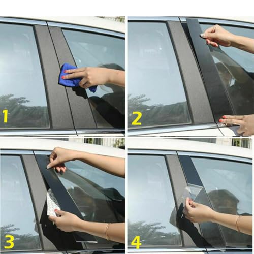 Protector de columna BC para Nissan Qashqai 2014-2020, accesorios estéticos para coche 3