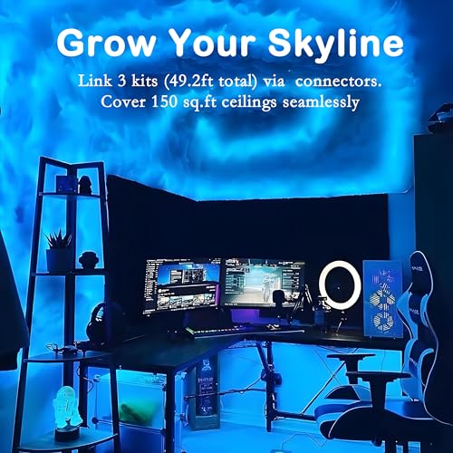Kit de Luz de Nube Tormenta DIY con Tira LED 16.4ft RGB miniatura 5
