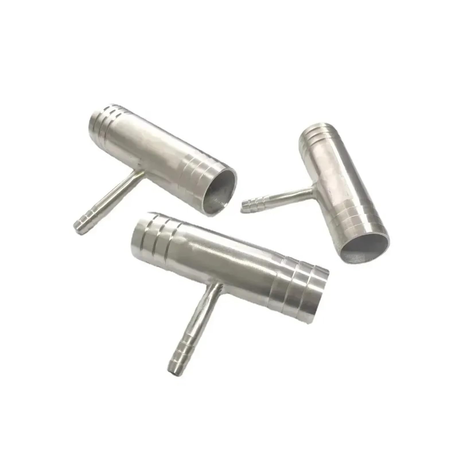 Reductor de púas de manguera en T de 6, 8, 10, 12, 14, 16, 19, 20, 25, 32, 38-51 mm, divisor de 3 vías, conector de cola de manguera de acero inoxidable 304, accesorio de acoplamiento(32-25-32mm