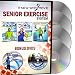 Premium, Senior Exercise DVD System: 5 DVDs + Resistance Band + Balance Exercises + Nutrition Guide + More. All Exercise for Seniors are Shown Both Standing and Seated in Chair Exercise You Will Love!