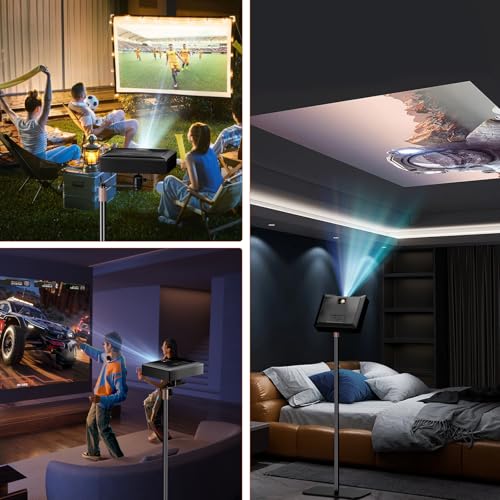 PUTORSEN Projector Stand with 360° Swivel, Load Capacity up to 5 kg, Compatible with Projectors, Cameras & Webcams for Home, Office and Outdoor Use - Image 6