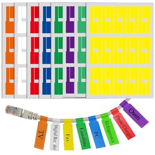 Selbstklebende Kabeletiketten, Kabel Beschriftung...