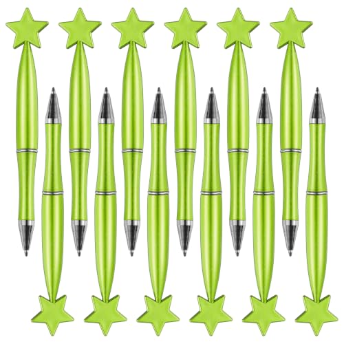 Bolígrafos estrella PATIKIL giratorios de 1.0mm con flujo de tinta negra continuo y limpio