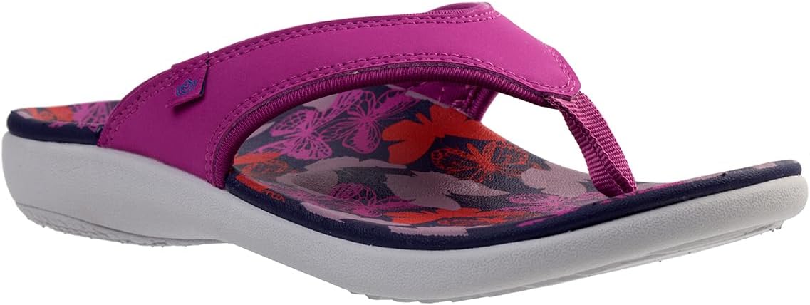 Spenco Women's Orthotic Sandal Flip-Flop, Purple, 11 Wide