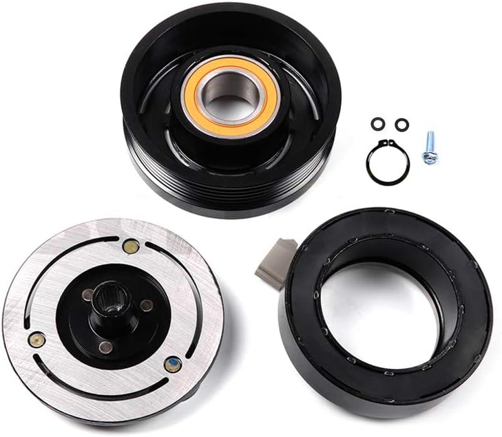 Air Conditioning Compressor and Clutch Assembly 1990-1997 Fit for Ford Aerostar 3.0L AC Pump