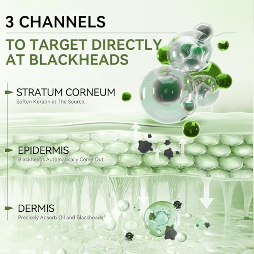 LANBENA Máscara removedora de cravos de carvão vegetal 2.0 atualizada - 60 tiras de nariz, descasca