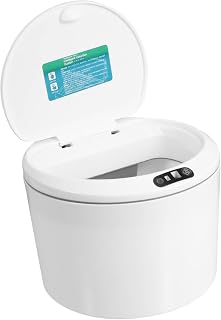 Intelligent Car Trash Can Infrared Sensor Portable Plastic Garbage Organizer Motion Sensor Waste Bin for Vehicle Desktop Office and Home