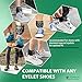JOMECA Adjustable Drop Foot Brace with Rotary Knob AFO Ankle Foot Orthosis for Dorsiflexion Support Foot Drop Prevention Foot Drop Brace for Walking Shoe Eyelet Hook Attachment (1 Pack)