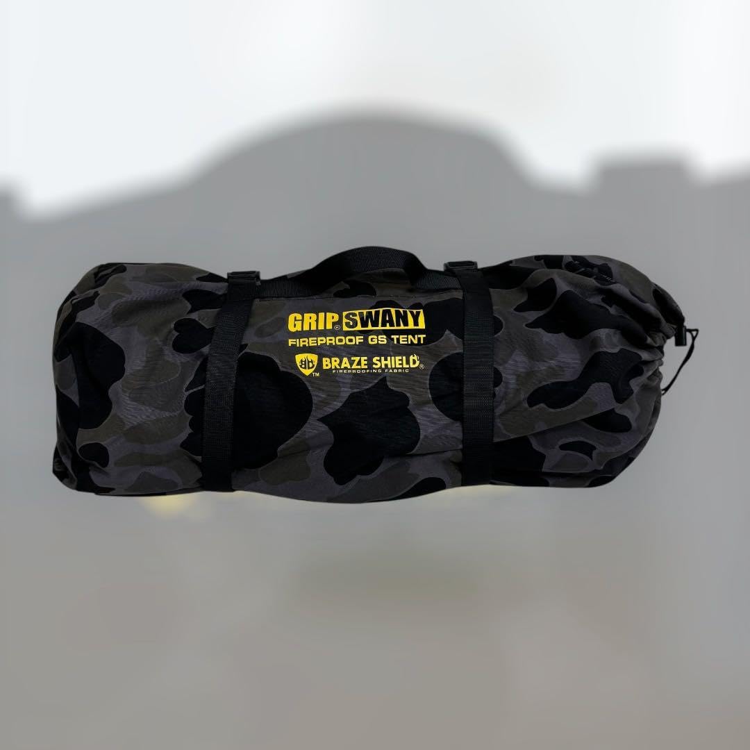 8727.グリップスワニー GSテント atmos別注 迷彩柄 アトモス×グリップスワニー「ブラックカモコレクション」5アイテム登場