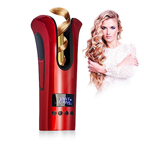 Guang Zhou Feng Curl Lockenstab, Automatischer Lockenwickler mit LED-Anzeige Haarcurler Temperatur Einstellbar für Locken und Wellen