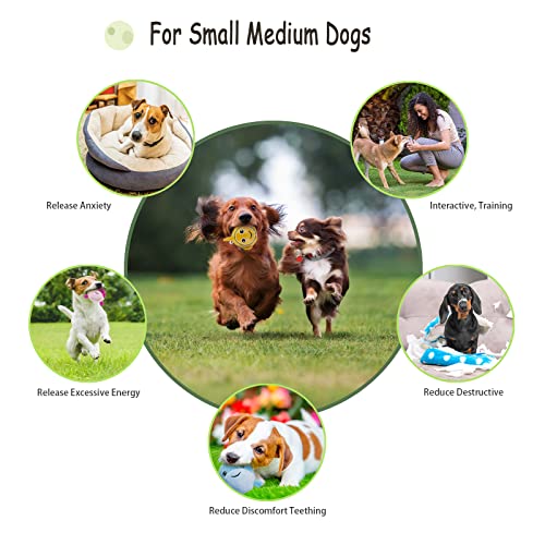 3 Pack Squeaky Dog Balls Toy, 2 in 1 Rubber Bouncy Fetch Pet Balls, Dog Birthday Toy, for Medium Small Pets Interactive Play 3 Pack Squeaky Dog Balls Toy, 2 in 1 Rubber Bouncy Fetch Pet Balls, Dog Birthday Toy, for Medium Small Pets Interactive Play