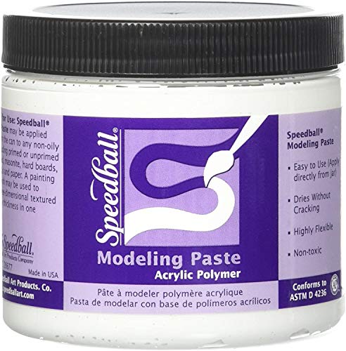 Speedball Modeling Paste, White, 16-Ounce Jar Speedball Modeling Paste, White, 16-Ounce Jar