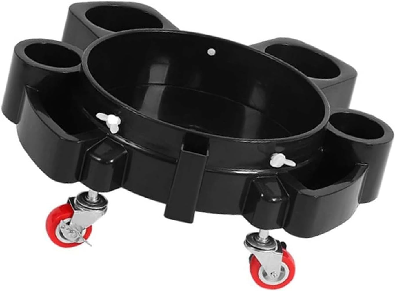 5ガロン 洗車 バケツ ドリー ディテーリング ウォッシュバケット 360度回転ホイールとロックキャスター ディテーリングドリー