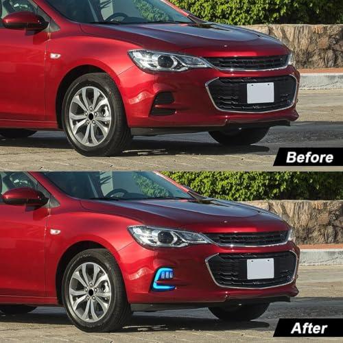 Feu de jour LED DRL Chevrolet Cavalier 2016-2019 de qualité supérieure avec clignotant - 6