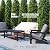 Finiboko 3-Seater Outdoor Couch Cover,76Wx32Dx31H Inches Patio Furniture Covers, Heavy Duty Covers for Outdoor Furniture Covers Waterproof, Beige&Brown